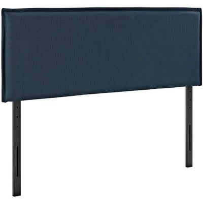 Modway Camille Queen Upholstered Fabric Headboard in Azure