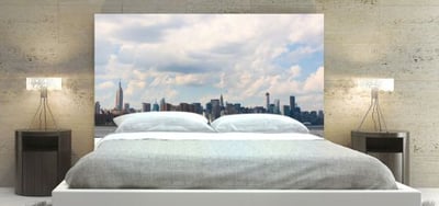 New York City Skyline 2 Headboard