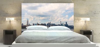 New York city skyline Headboard
