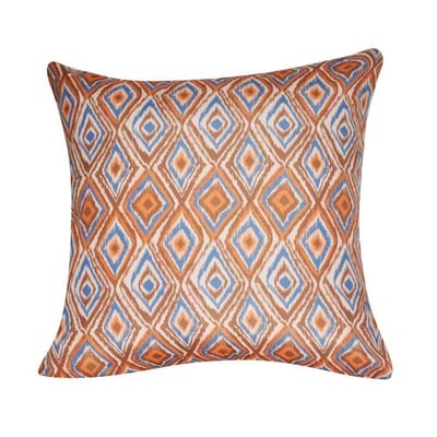Loom and Mill P0146-2121P Diamond Decorative Pillow, 21-Inch, Brown