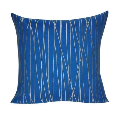 Loom and Mill P0174-2121P Branch Decorative Pillow, 21-Inch, Dark Blue