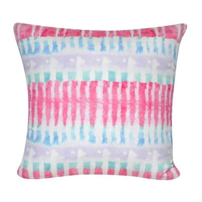 Loom & Mill P0208A-2222P Pink Tie-Dye Decorative Pillow, 22 x 22