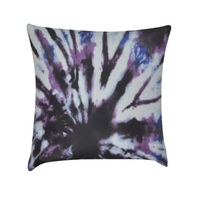 Loom & Mill P0211A-2222P Purple Tie-Dye Decorative Pillow, 22 x 22