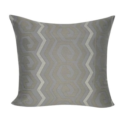 Loom & Mill P0373-2222P Gray Geometric Decorative Pillow, 22 x 22