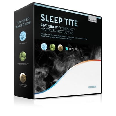 Five 5ided® Mattress Protector with Tencel® + Omniphase®, Split King Size