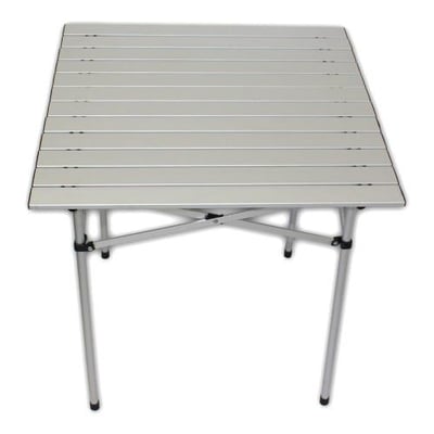 Aspen Brands TA2727GA Table in a Bag 27 X 27 inch Silver Tall Portable Table, Lightweight, Folding