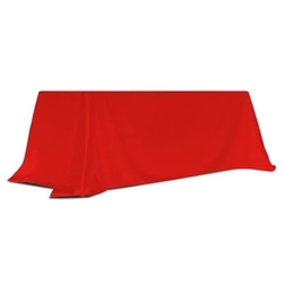 Table Throw, 6 to 8 Feet Convertible Red Color