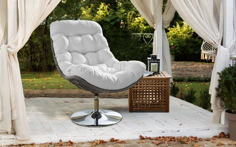 outdoor patio swivel chair